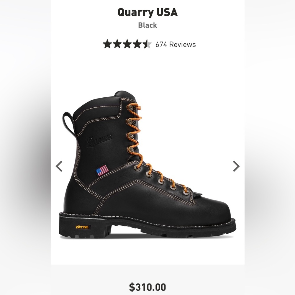 Like new Danner quarry boots
